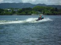 浜名湖で水上バイク講習