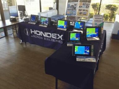 HONDEXのGPS魚探！