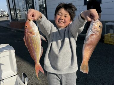 遠州灘の釣果！アマダイ！トラフグ！