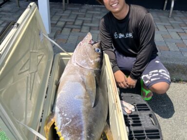 遠州灘の釣果!キハダマグロ!