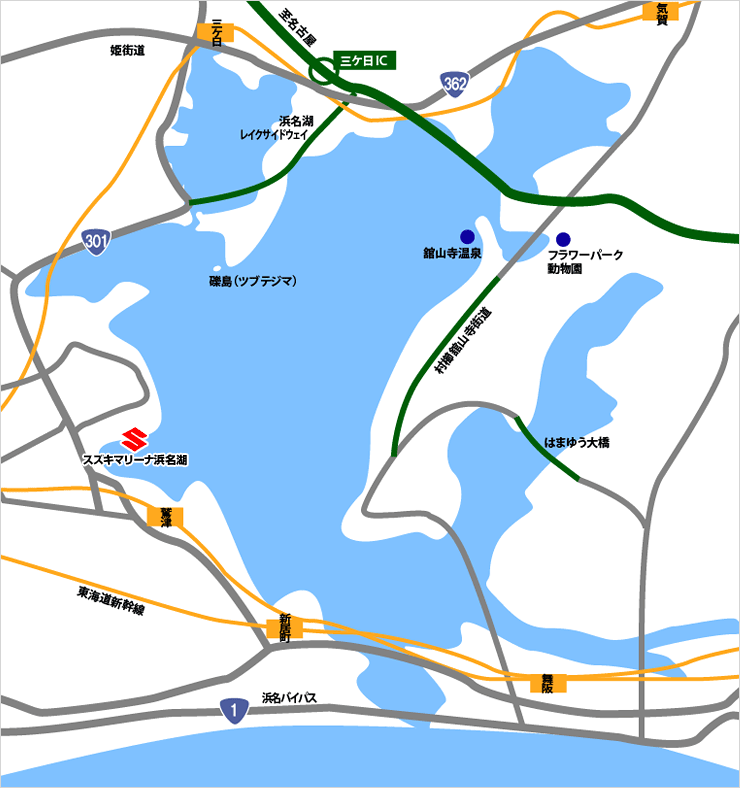 浜名湖マップ