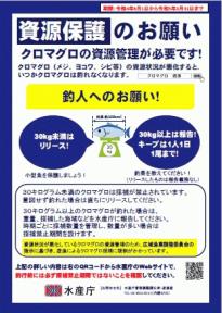 水産庁よりマグロ採捕に関するお知らせ