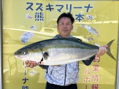 【スズキマリーナ熊本】ブリが回遊中！