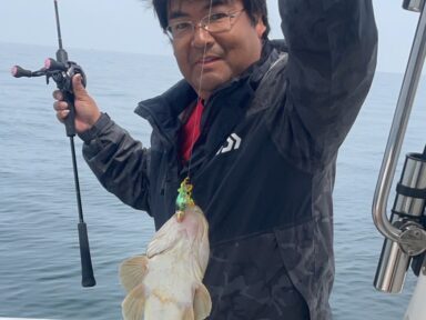 マダイが釣れました。