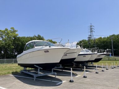 中古艇展示会＆試乗会始まりました！