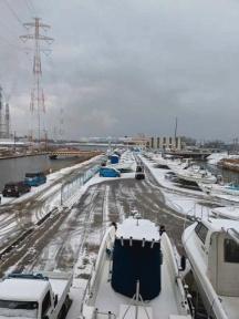 雪から雨、薄日さす年末。