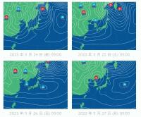 三河湾　27日からの風予報