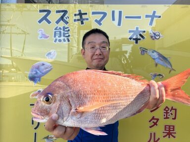 【スズキマリーナ熊本】初出航でも釣れちゃいます！（レンタルボート）