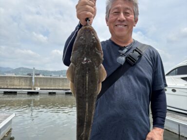 『三河御津』18日会員様の釣果（デカマゴチ）