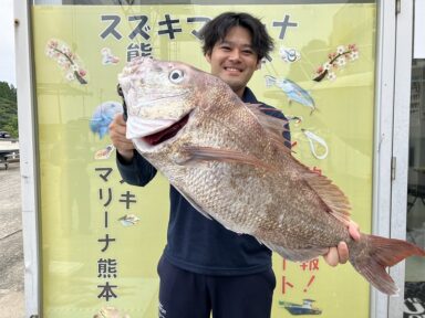 【スズキマリーナ熊本】大鯛登場！（レンタルボート）