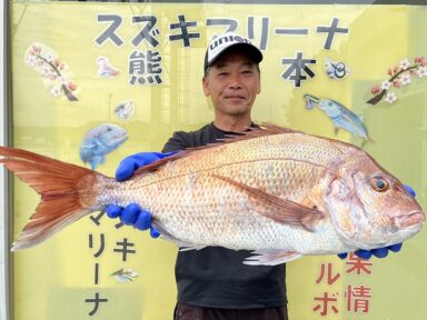 【スズキマリーナ熊本】続く大鯛の釣果！（レンタルボート）
